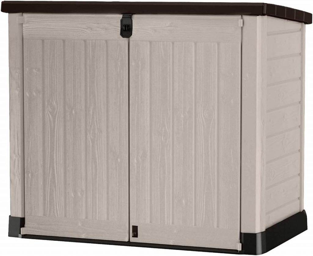 Keter 250001 Store It Out Pro Outdoor Storage Shed, 145.5 x 82 x 123cm Beige:Brown